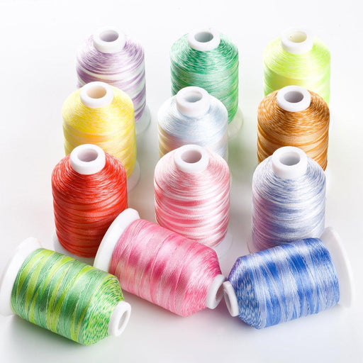 120 Colors Machine Embroidery Thread - Polyester, 1000M, Kit, Set —