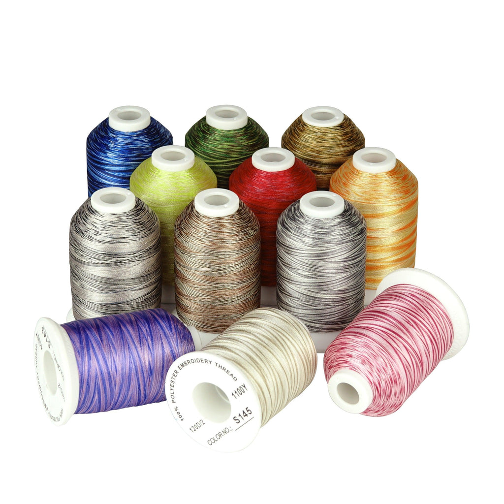 120D/2(40wt)wholesale 100% polyester embroidery thread for