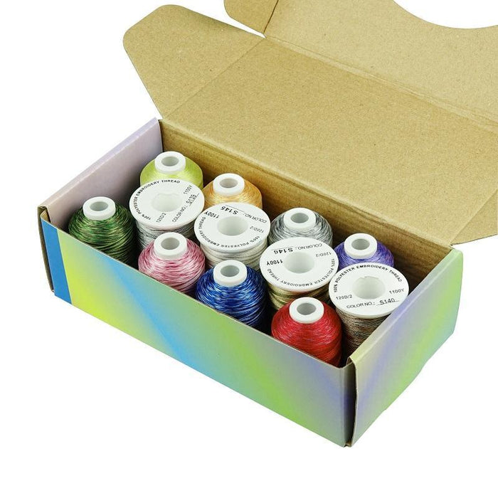 EverSewn Embroidery Sewing Thread Box, Mixed Blossom Colors, 1100