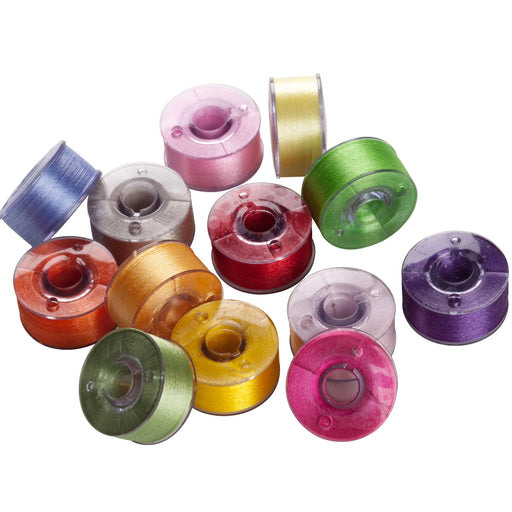 Brother Pre-wound Embroidery Bobbins (11.5 Size) 10 Pack