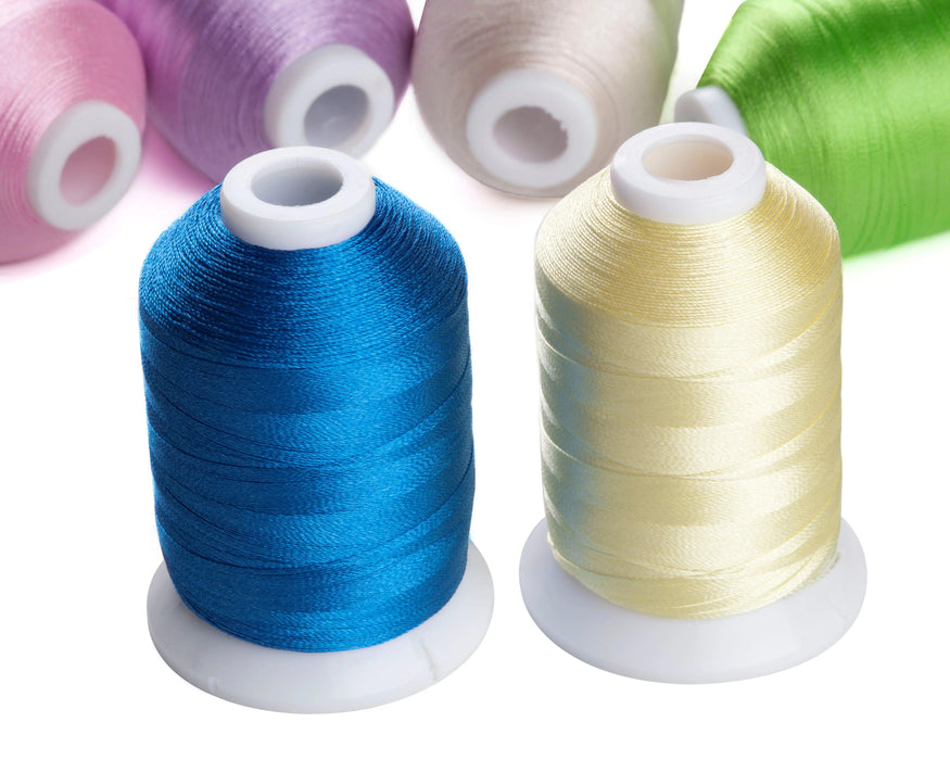 Embroidery Machine Threads - 6-10 Cones Assorted Brother/Simthread Colors  1000m