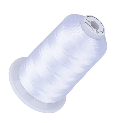  Threadart Polyester Machine Embroidery Bobbin Thread - 60wt  White - 5000m Spools : Arts, Crafts & Sewing