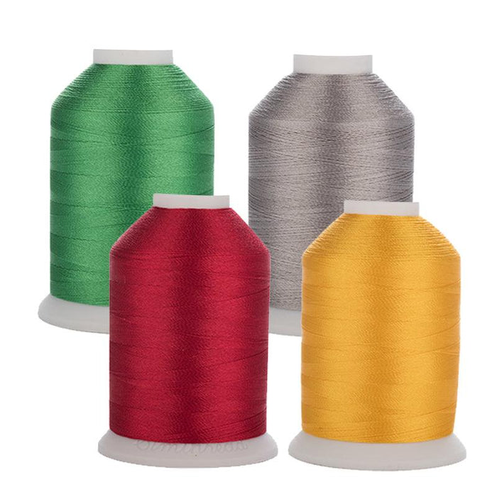 Machine Embroidery Thread - 220 Colors - Old Gold - 1000 Meters —
